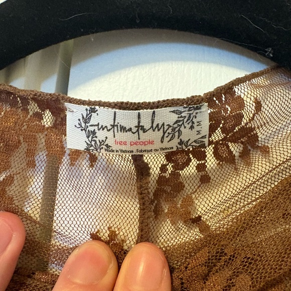 Free people NWT sheer lace top - M - Picture 3 of 3